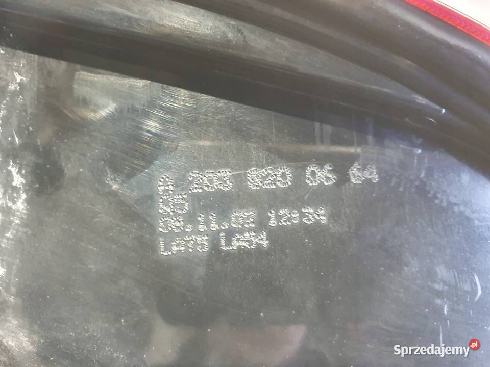Mercedes W203 Coupe CL203 0008r TYLNIA LAMPA Chełm