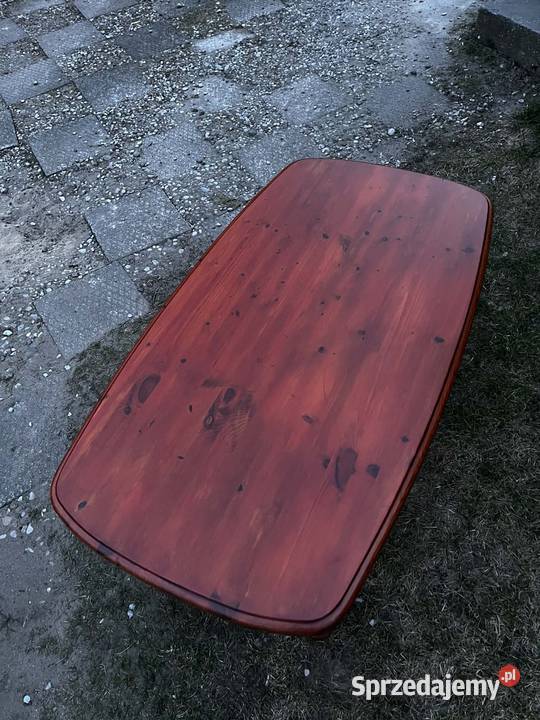 Ława drewniana toczone nogi Stoliki kawowe i ławy wielkopolskie