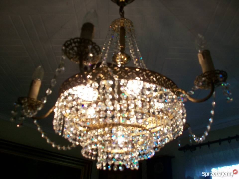 ŻYRANDOL KRYSZTAŁOWY KASKADOWYGRUSZKA 74x 80 kujawsko-pomorskie Topólka