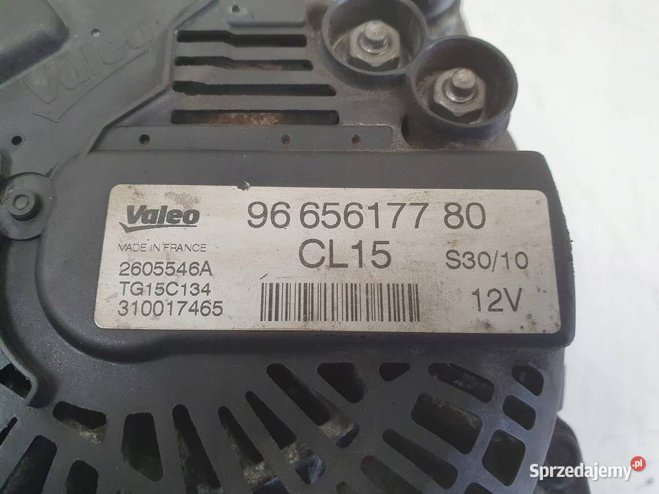 Peugeot Partner II 16 HDI ALTERNATOR valeo