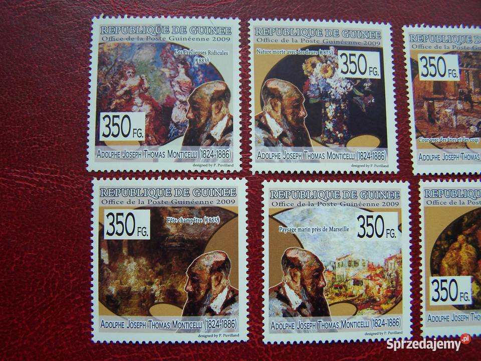 Gwinea 2009 MNH Sztuka Malarstwo Monticelli sprzedam