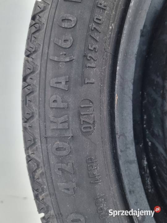 KOŁO DOJAZDOWE Opel Insignia A dojazdówka 12570 Koła Chełm sprzedam