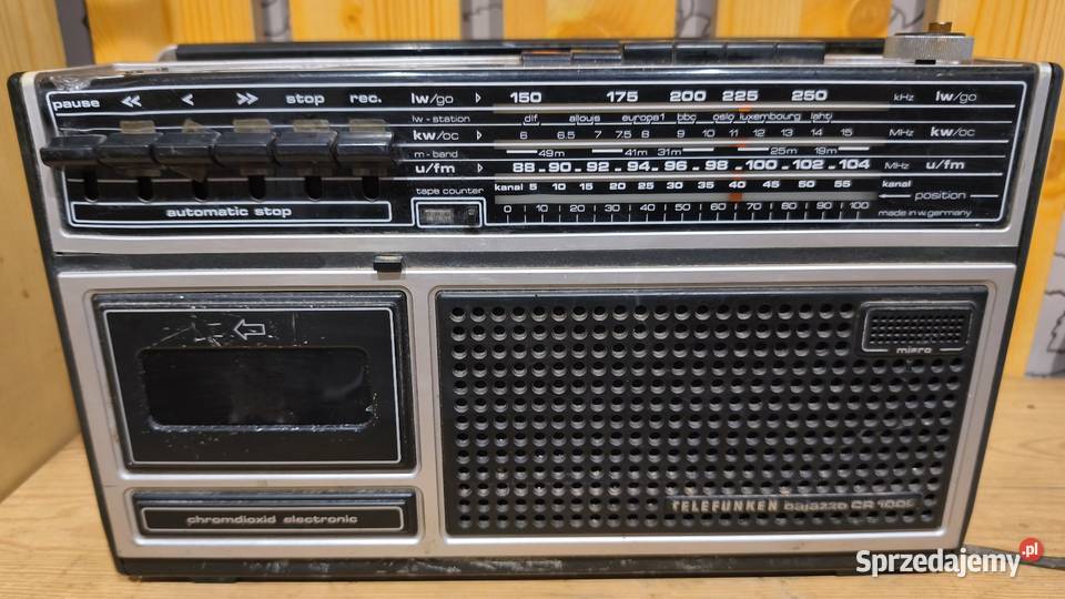 Radio przenośne Telefunken Bajazzo CR1000 Poznań
