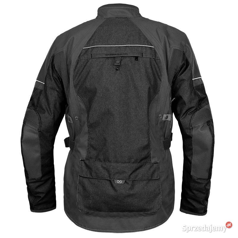 KURTKA MOTOCYKLOWA DISCOVERY 4SQUARE CZARNA