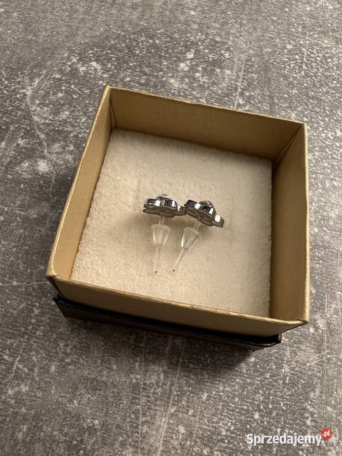 Kolczyki srebrne kwiaty kwiatki Jasło sprzedam