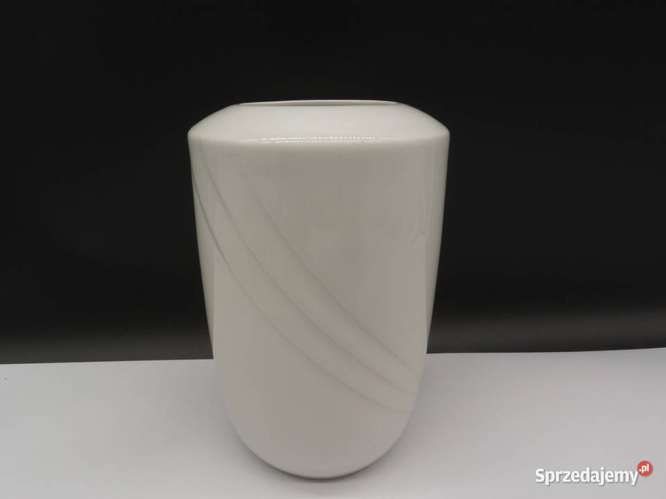 Wazon Schnwald porcelana biały lata 70
