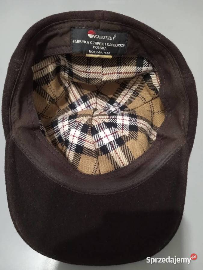 Kaszkiet męski wełniany róż 57