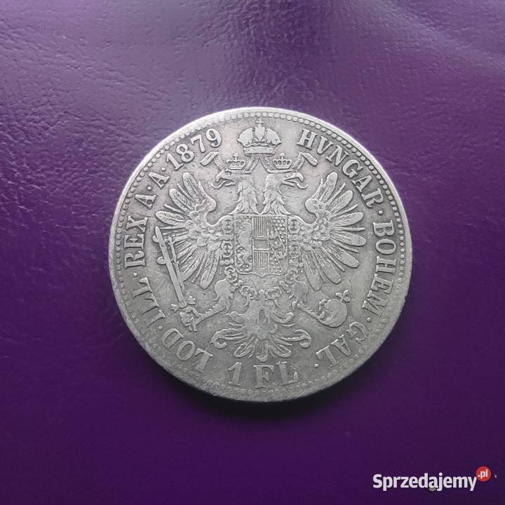 Moneta 1 FLOREN 1879 AUSTRIA Srebro Poszukiwana Pruszków sprzedam