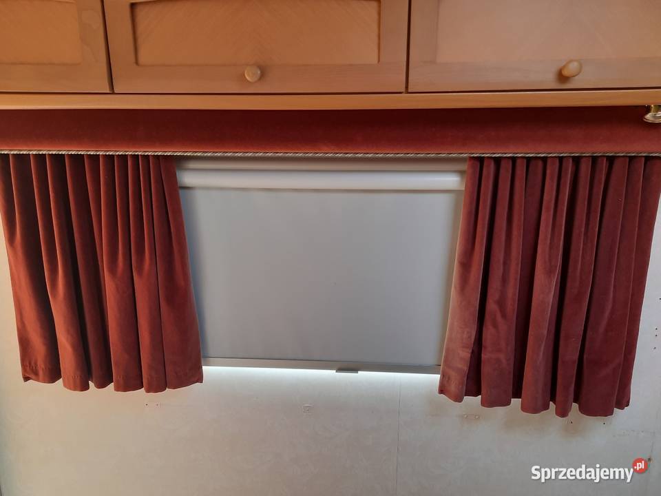 Zasłonki do przyczepy kempingowej ANGIELSKIEJ Skokowa