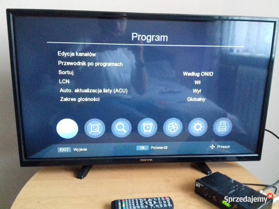 Dekoder TV esperanza DVBT2 HEVC EV107 HDMI Scart Elektronika Bydgoszcz
