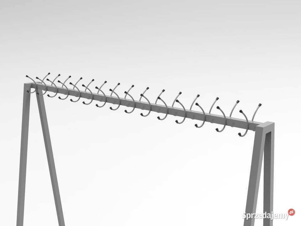 Wieszak mobilny z ławką 100