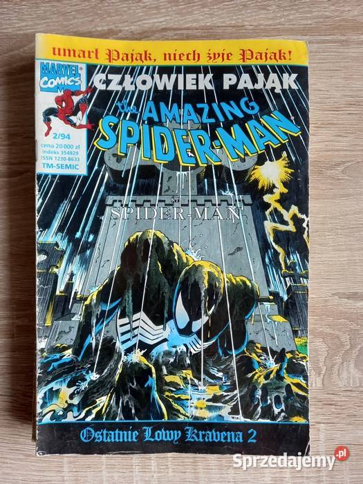 Kolekcjonerskie komiksy z lat 90tych SpiderMan Koszalin