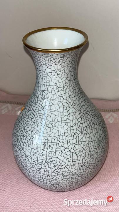 Wazon Słoneczniki Ręcznie zdobiony Sygnowany Gdańsk