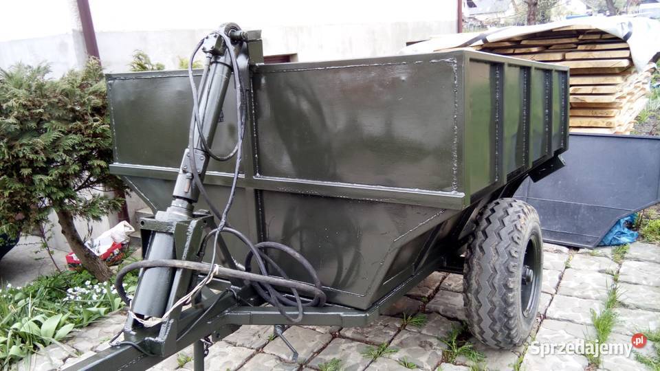 Przyczepa z tylnym wywrotem sprzedam