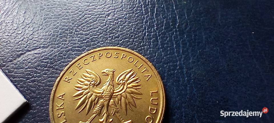 Stare monety 5 złotych 1986 PRL Polska cudo podkarpackie Lesko