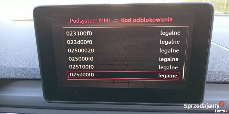 P350 MHS2 ECE 2024 Aktualizacja map MMI MHS2 A3 Łódź