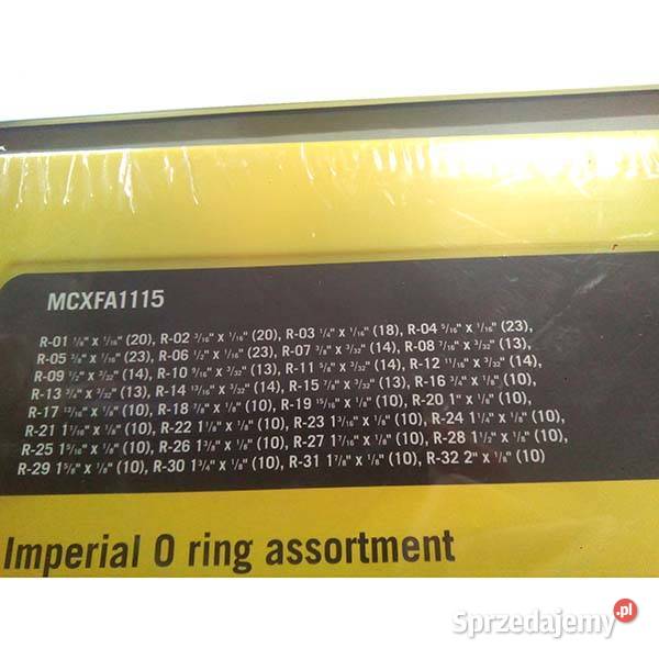 MCXFA1115 Zestaw calowych pierścieni sprzedam
