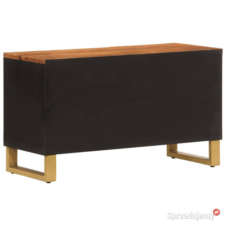 Szafka pod TV brązowoczarna 80x315x46 lite Warszawa sprzedam