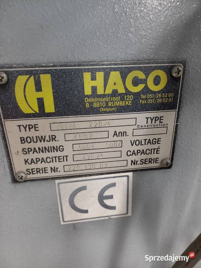 Wykrawarka do naroży MINI 2204 HACO Chorzów
