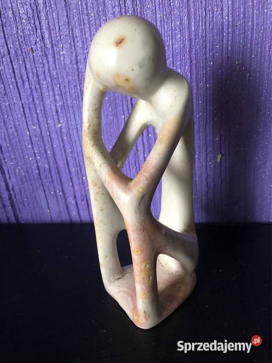 Myśliciel figurka statuetka z kamienia mydlanego Inowrocław