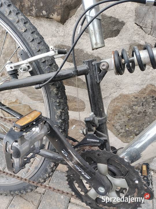 Bull full suspension srebrny rower górski pełna Urszulin