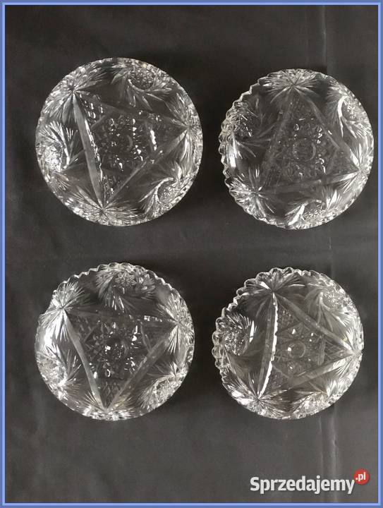 Sprzedam kryształowe talerzyki ze szlifem 3