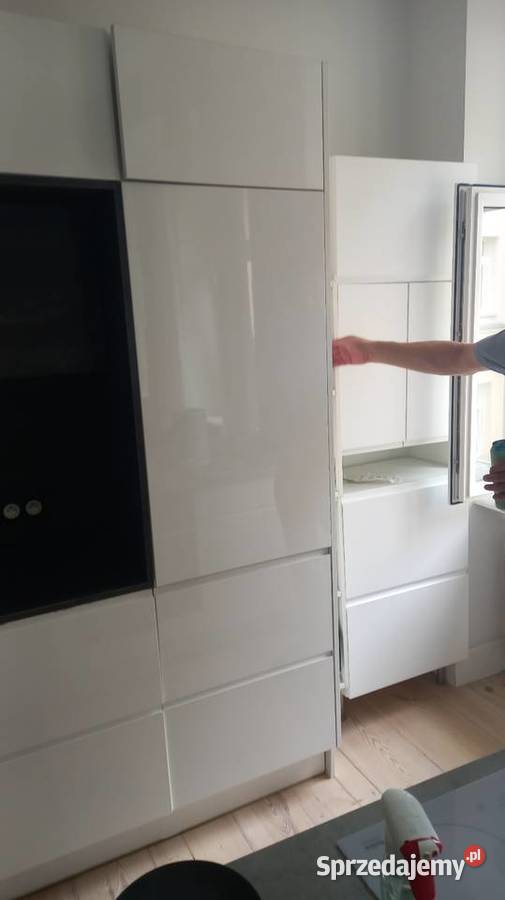 Kuchnia Ikea 360 x 230 biały połysk Meble wielkopolskie Kórnik sprzedam