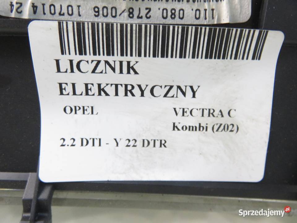 LICZNIK OPEL VECTRA C 22 DTI 13165958ME
