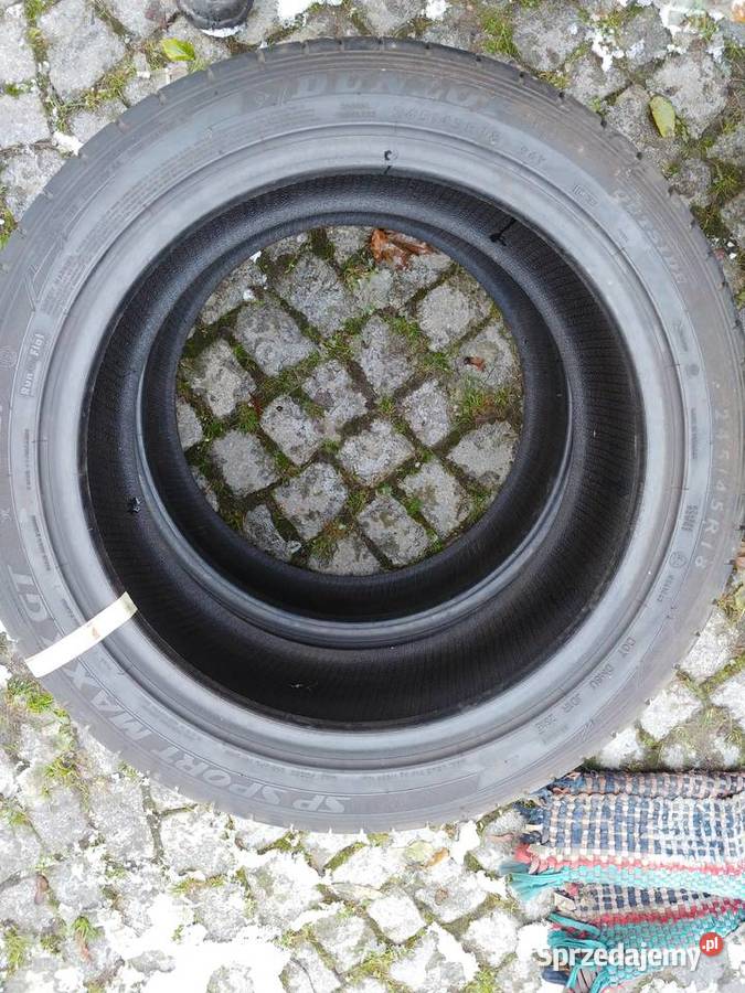 Opony lato 18 calowe Dunlop 24545 45 Samochodowe Motoryzacja sprzedam