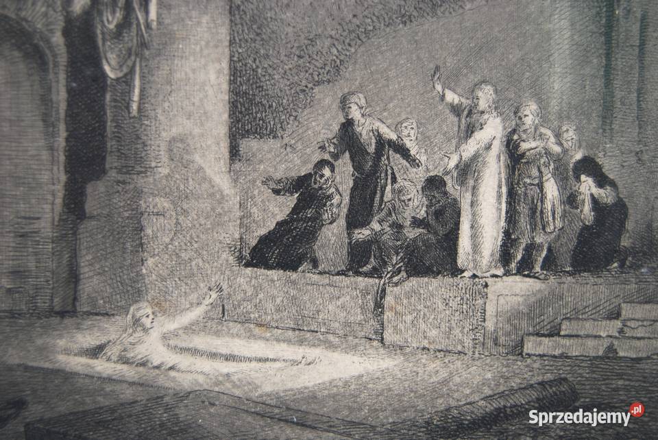 Jan Piotr NORBLIN 1745 1830 Wskrzeszenie Łazarza