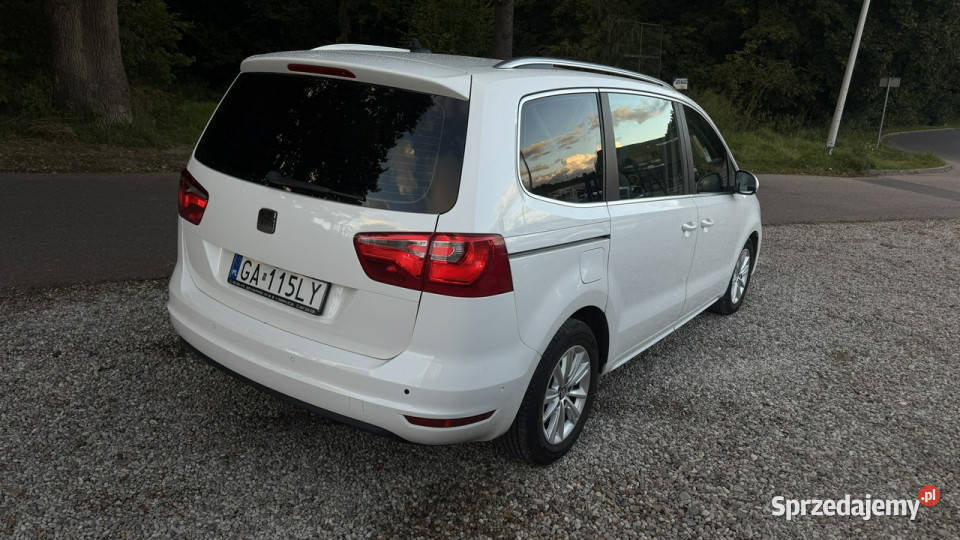 Seat Alhambra 20tdi 4drive 4x4 7 os Ledy bi czujnik parkowania pomorskie