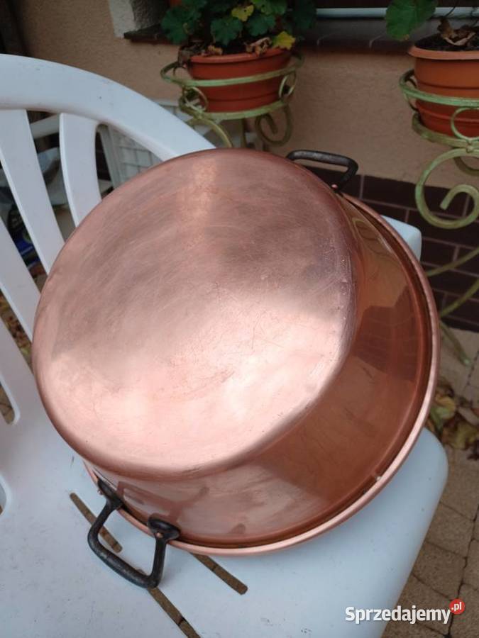 Piękna duża miedziana misa Pozostałe sprzedam