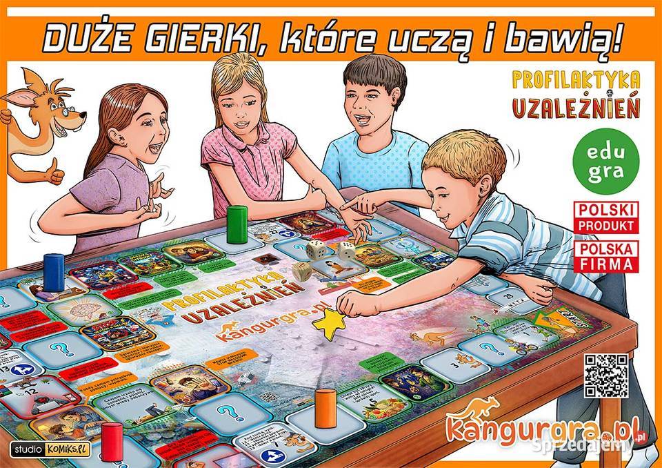 wielka EKO GRA planszowa PROFILAKTYKA UZALEŻNIEŃ Warszawa