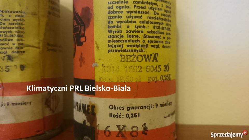 Puszka emalia celulozowa do zaprawek Fiat 126 Akcesoria Bielsko-Biała