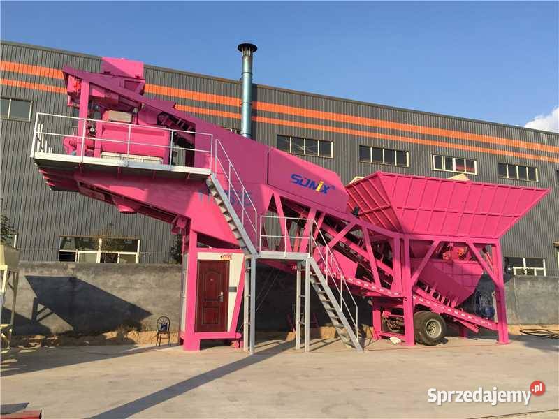 MOBILNY WĘZEŁ BETONIARSKI WYDAJNOŚĆ 100m3h Radom