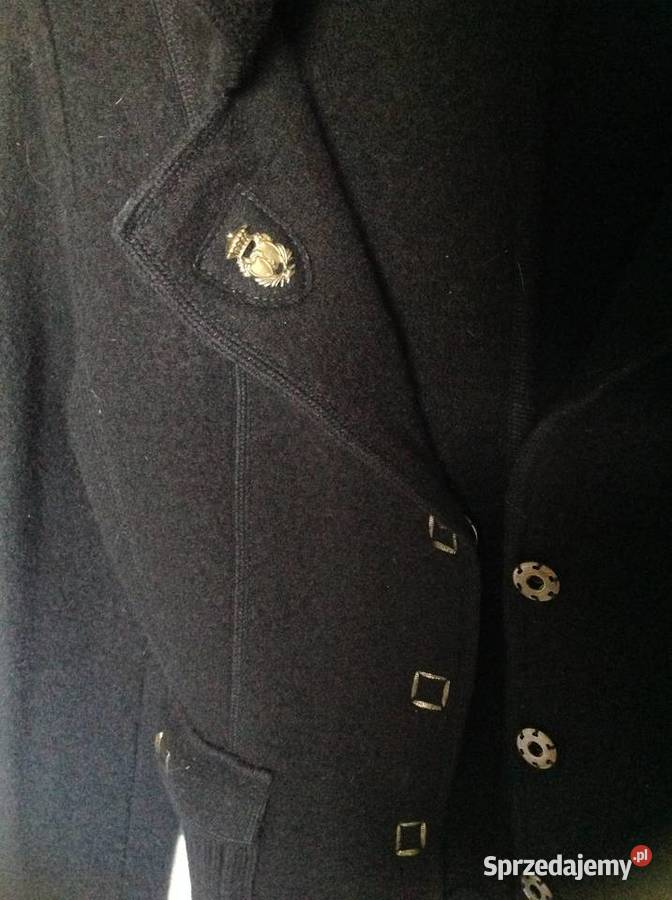 Piękny Żakiet Czarny Wełniany Damski NC NICE Nowa Sól