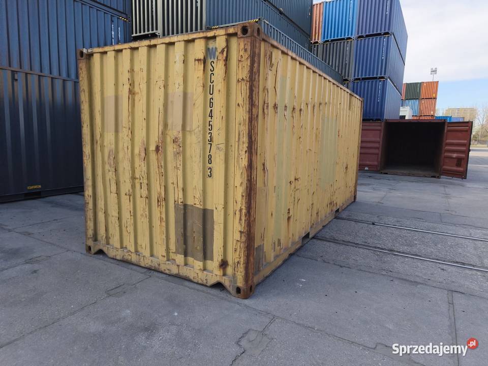Kontener magazynowy transportowy morski 20 DV 6 Łódź