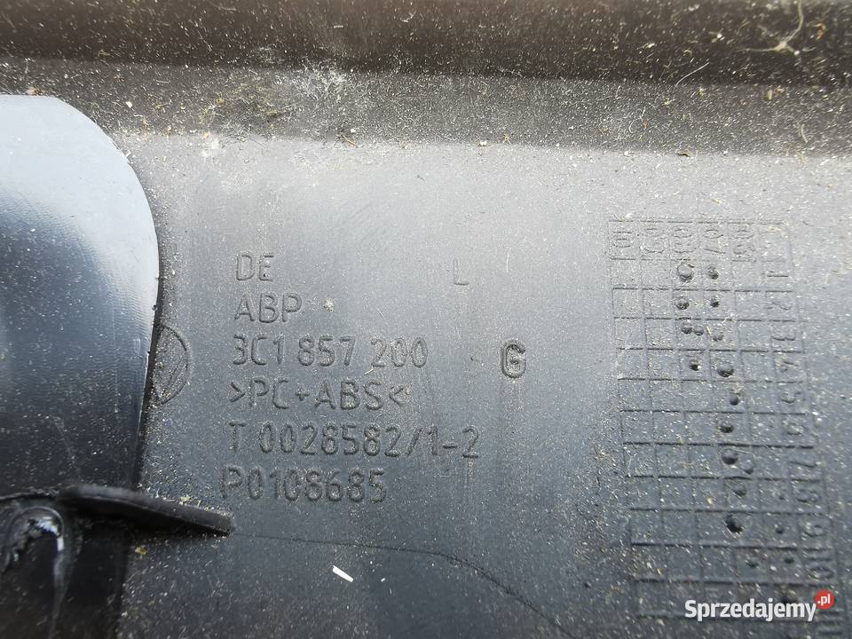 Osłona konsoli deski pod kierownicę passat b6 osobowe Sieraków