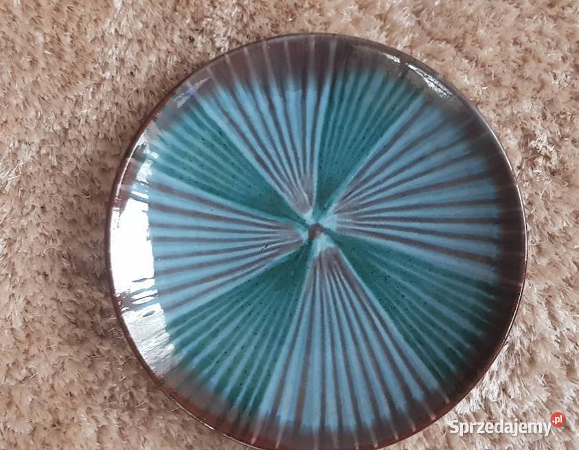 Patera dekoracyjna talerz kamionka Zielona Góra