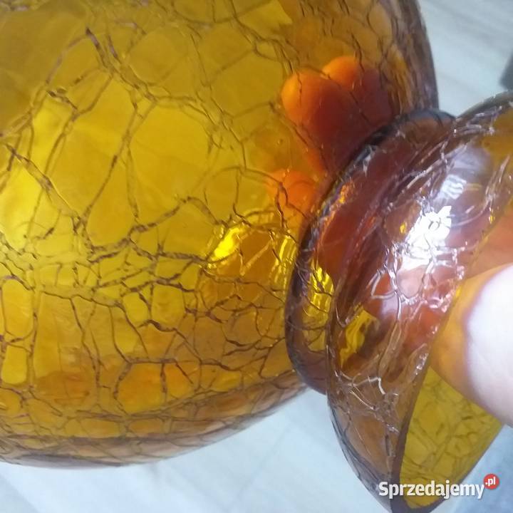 Kolaż do lampy z PRL Przedbórz