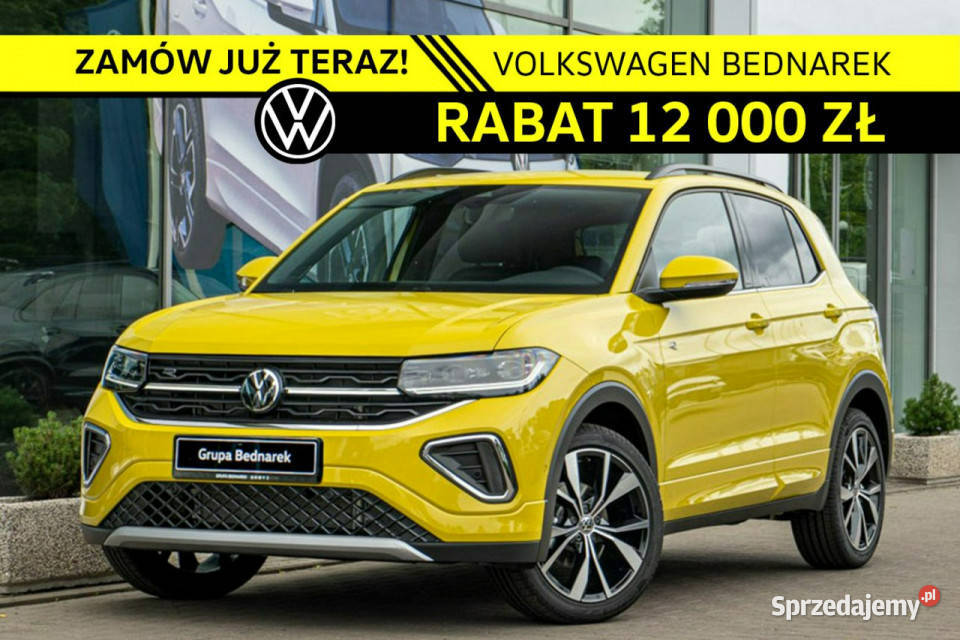 Volkswagen TCross RLine Plus 15 TSI 150 DSG czujnik parkowania Łódź