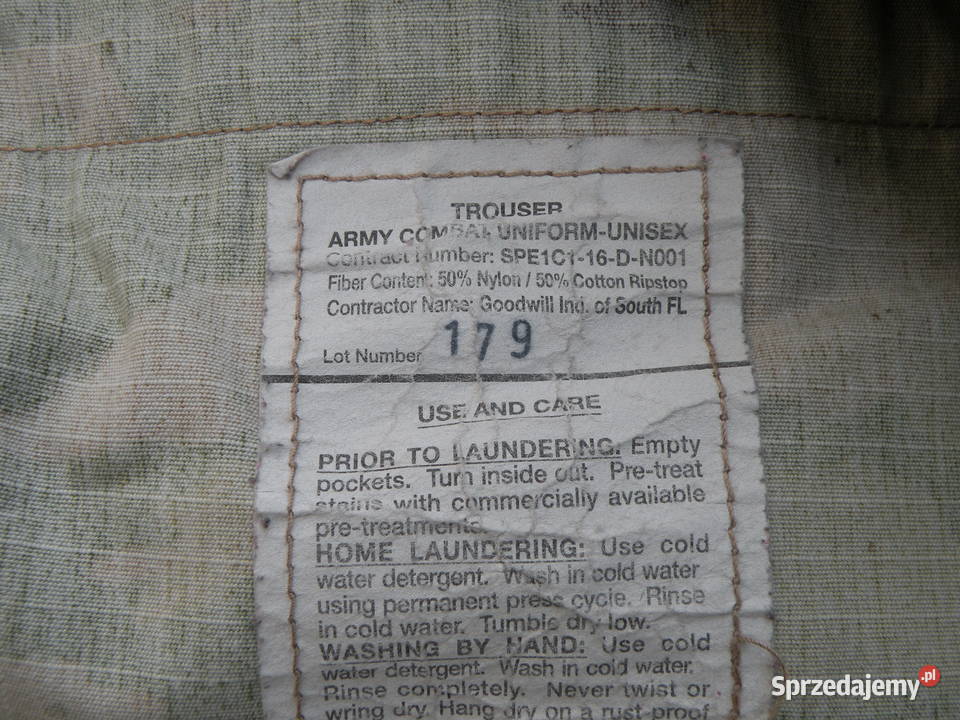 Spodnie ACU multicam OCP small long ripstop dolnośląskie Wrocław