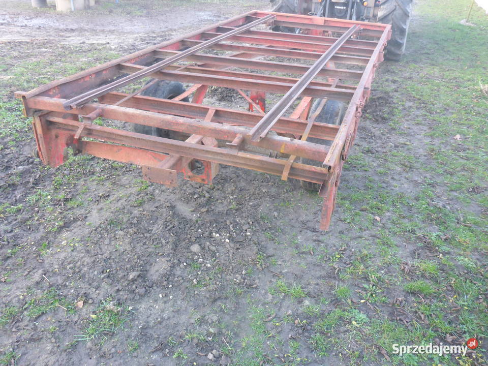 przyczepa KRONE optimat jednoosiowa rozrzutnik Radom