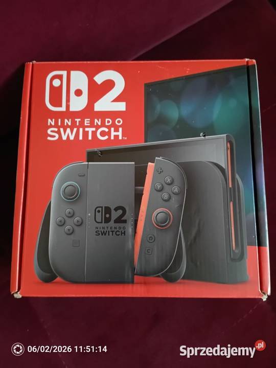 NOWA Konsola Nintendo Switch 2 Nietrafiony Pozostałe