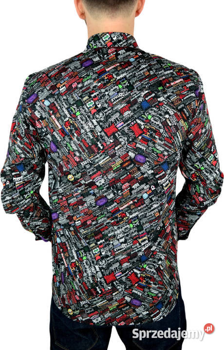 DANIEL BESSI Koszula Męska Fb056 Zespoły Rozmiar L Ostrów Wielkopolski