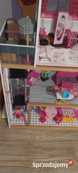 Drewniany domek lalek BARBIE z akcesoriami 150 Pułtusk