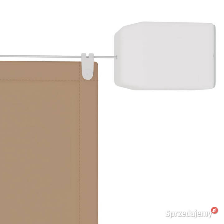 Markiza pionowa kolor taupe 140x420 tkanina Markizy i osłony