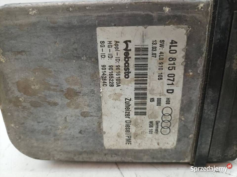 OGRZEWANIE POSTOJOWE 4L 4L0815071D Audi Q7 I świętokrzyskie