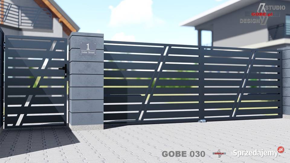 Bramy furtki nowoczesne ogrodzenia panelowe