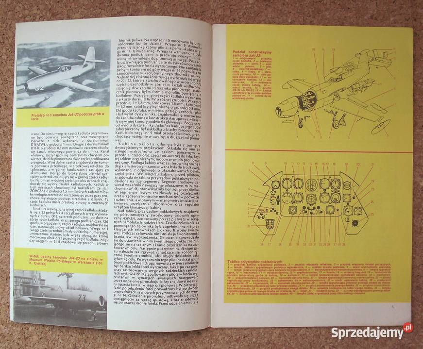 W Bartoszewski Samolot myśliwski 23 militaria, broń, wojskowość Warszawa